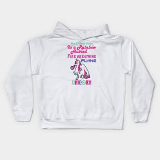 My Other Ride is a Unicorn Kids Hoodie